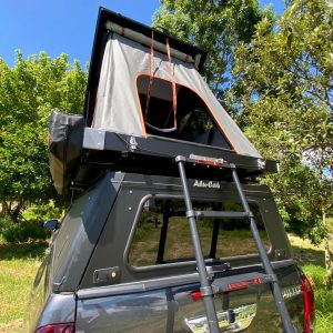 Alu-Cab Teleskopstege 2m (svart)