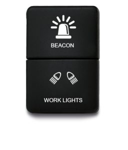 Lightforce brytare blixtljus/arbetsljus Isuzu D-Max